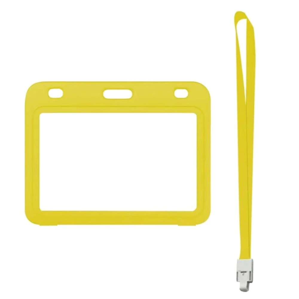 4x3 Inch Vaccination Card Protector with Lanyard | Double Side PP Plastic Holder - Image 4