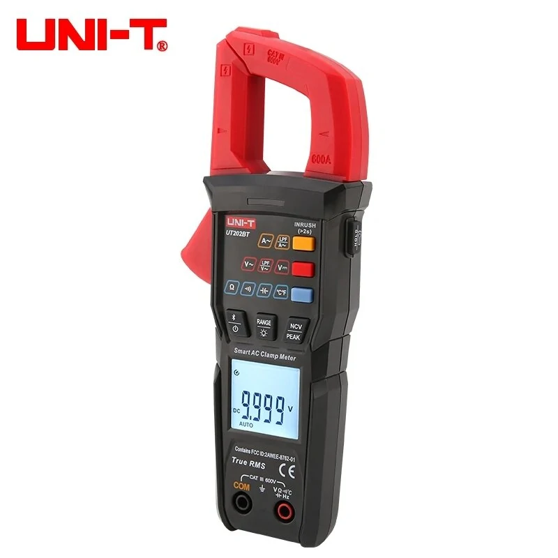 UNI-T UT202BT Bluetooth Clamp Meter - 600A AC/DC TRMS Ammeter Tester | NCV - Image 3