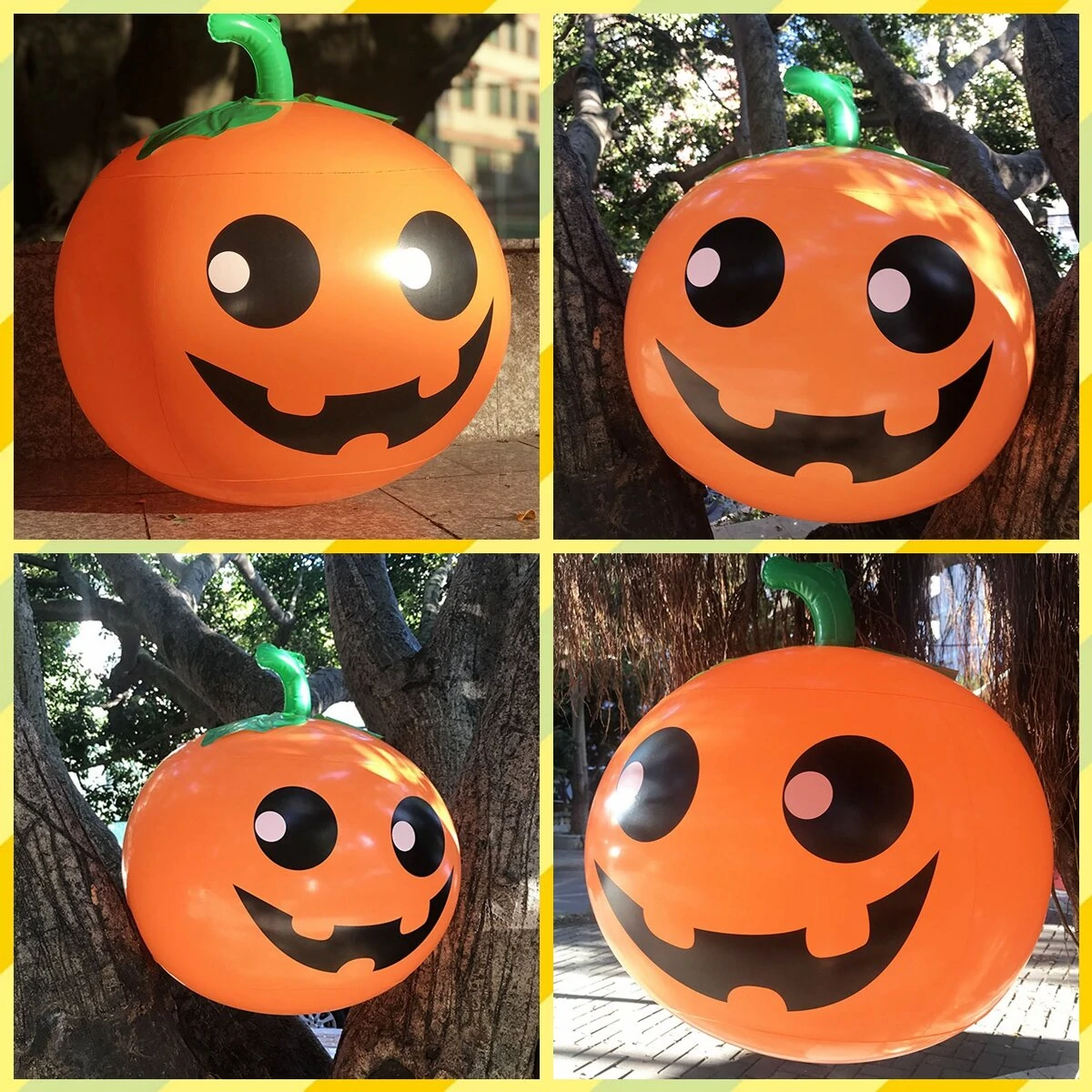 Halloween Inflatable Ghost - 50cm Durable PVC Decor | Pumpkin Spider Gift - Image 3