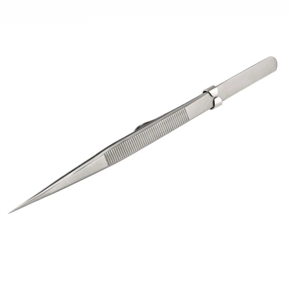 Precision Adjustable Slide Lock Anti-Static Tweezer - 6.38in - BrandModel - Image 2