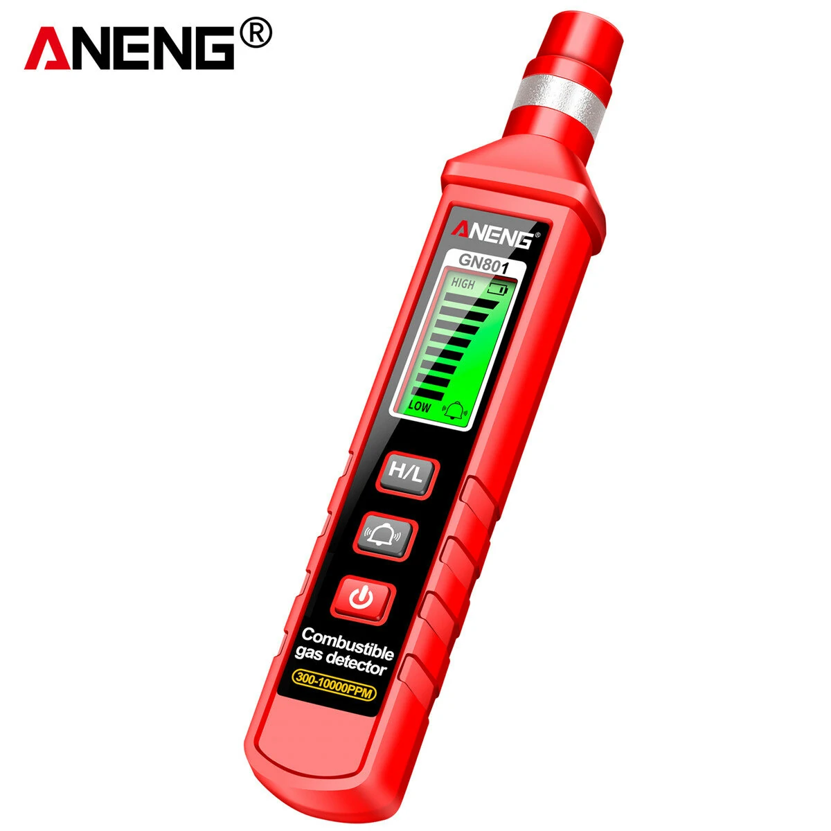 ANENG GN801 Gas Detector - 300-10,000 ppm Range | Quick Response & Dual Sensitivity - Image 2