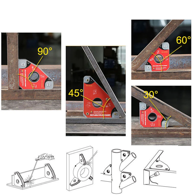 Micro Multiangle Soldering Magnet - Adjustable 20-200 Degree Welding Bracket Tool - Image 2