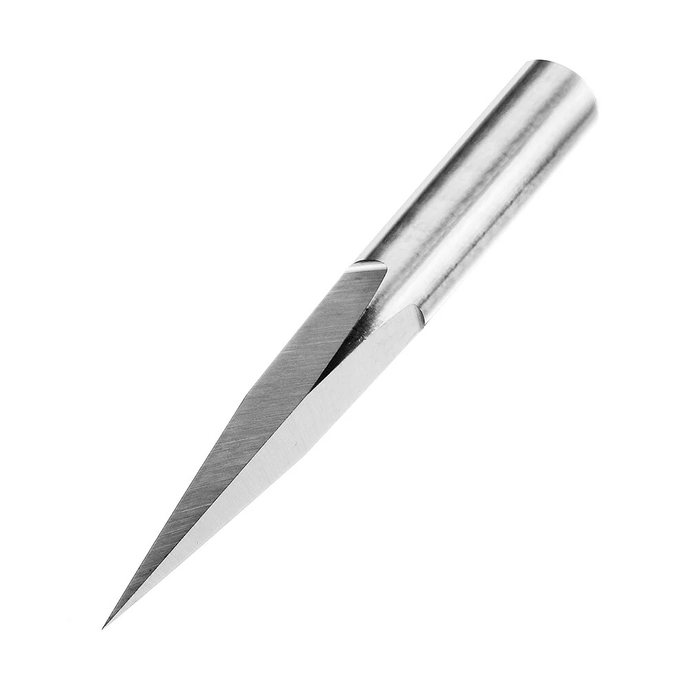 Drillpro 10-Piece Engraving Bit Set - 6mm Shank 0.1mm Tip - CNC PCB Tool - Image 2