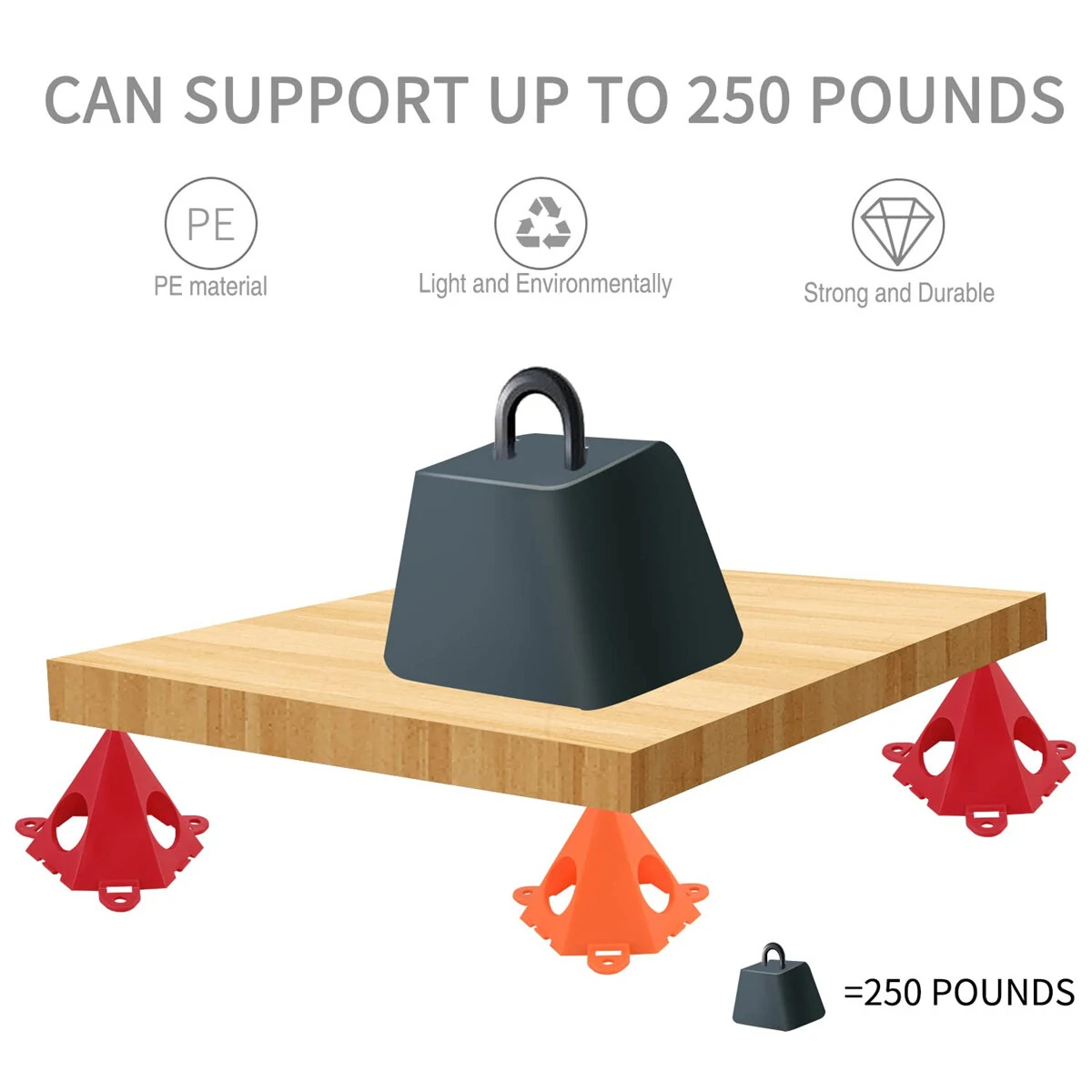 10pcs Portable Woodworking Paint Triangle Stand - Carpenter Lift Pads & Feet Tool Accessories - Image 3