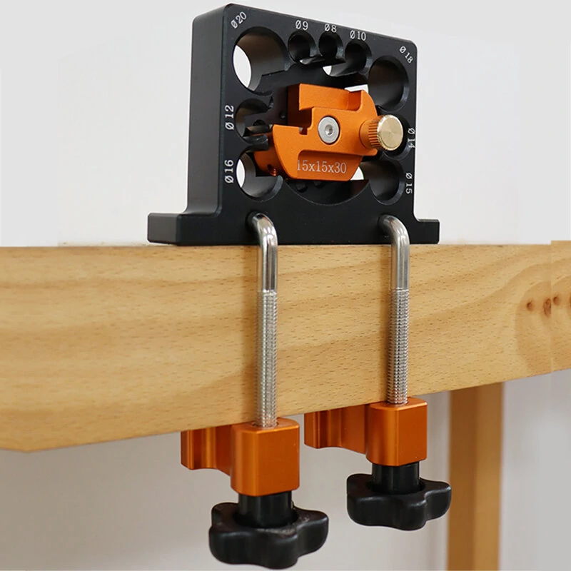 ENJOYWOOD Adjustable Dowel Jig | 8-20mm Carbide Inserts | Compact & Lightweight - Image 3