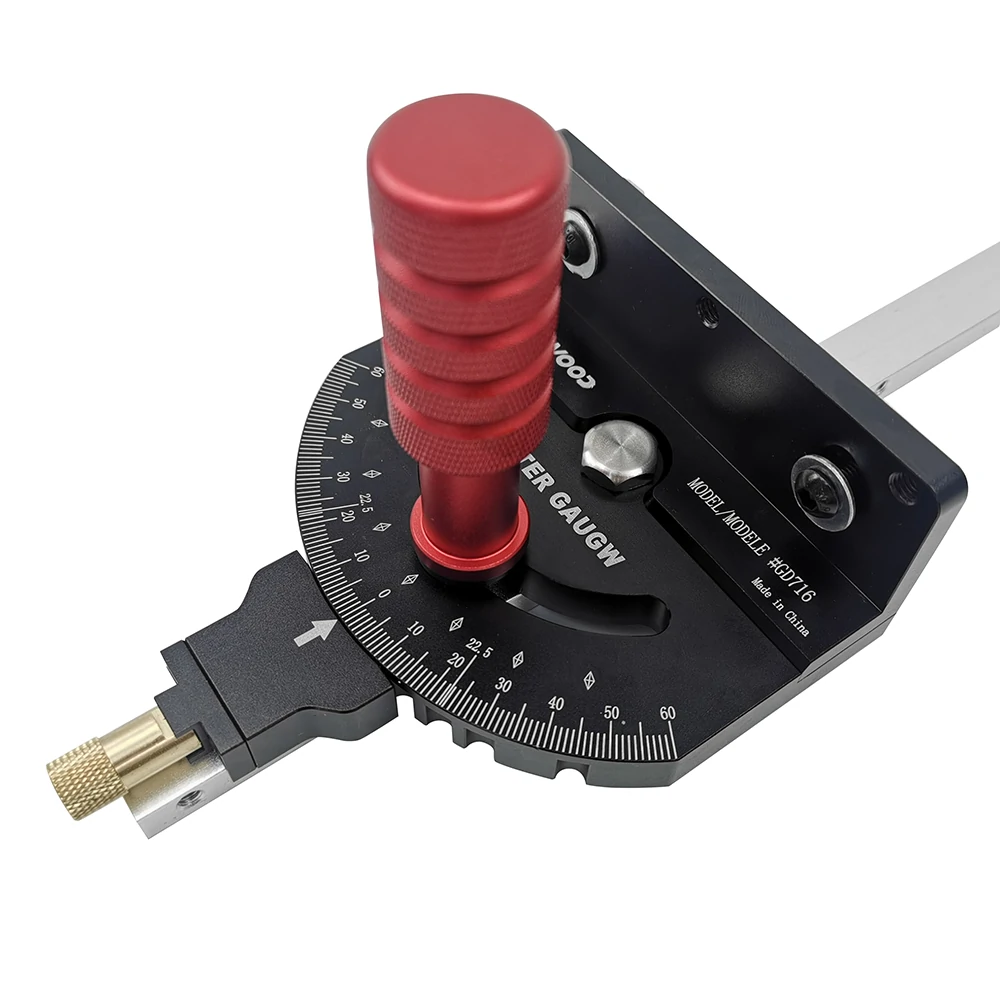 ENJOYWOOD M1 Pro Angle Miter Gauge | 0-60 Degree Precision for Table Saw & Router Table - Image 2