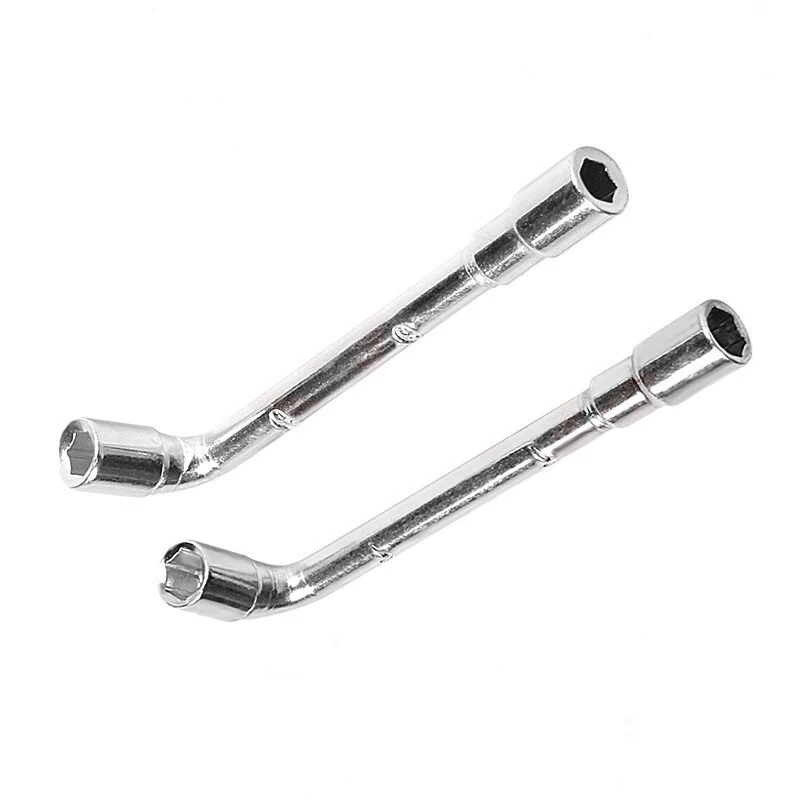 E3D/MK8 Nozzle Socket Wrench - Chrome Plated L-Shape Mini Pipe Wrench - Image 4