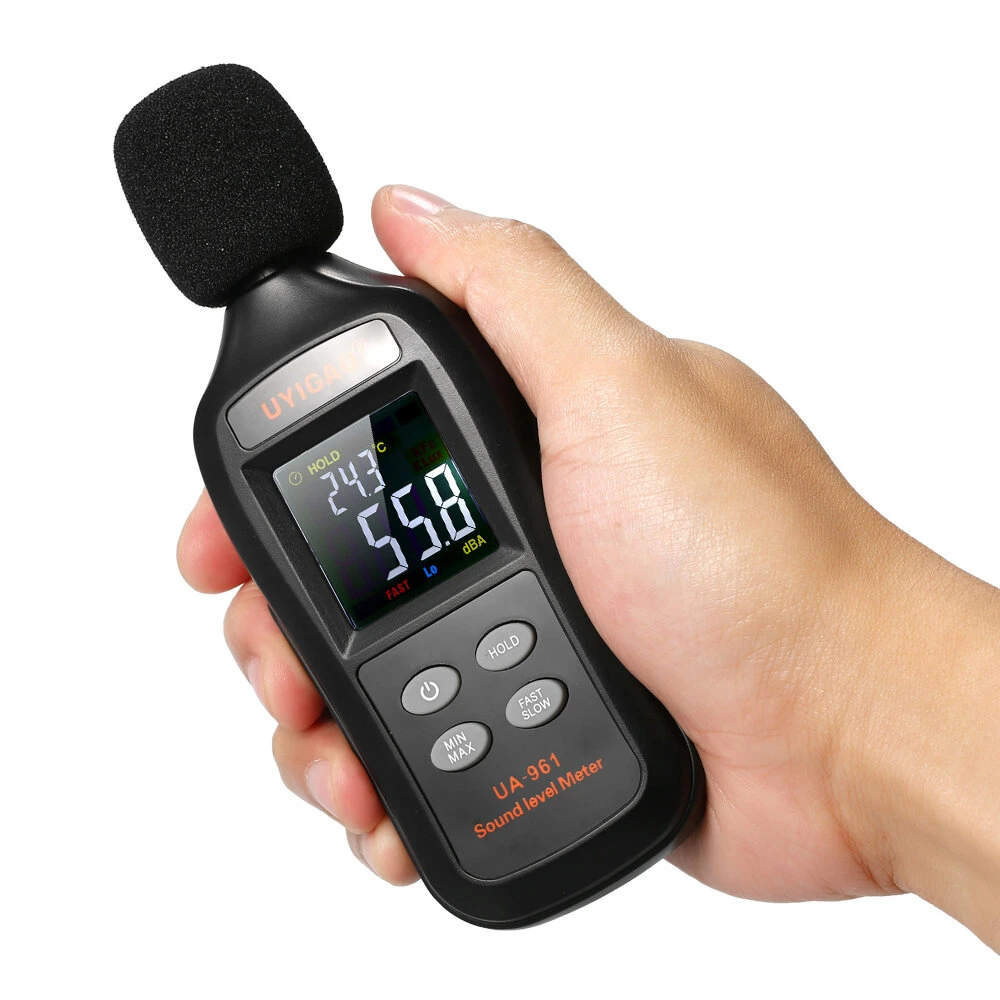 UYIGAO UA961 Digital Sound Level Meter - 35-135dB Noise Tester with Data Hold - Image 5