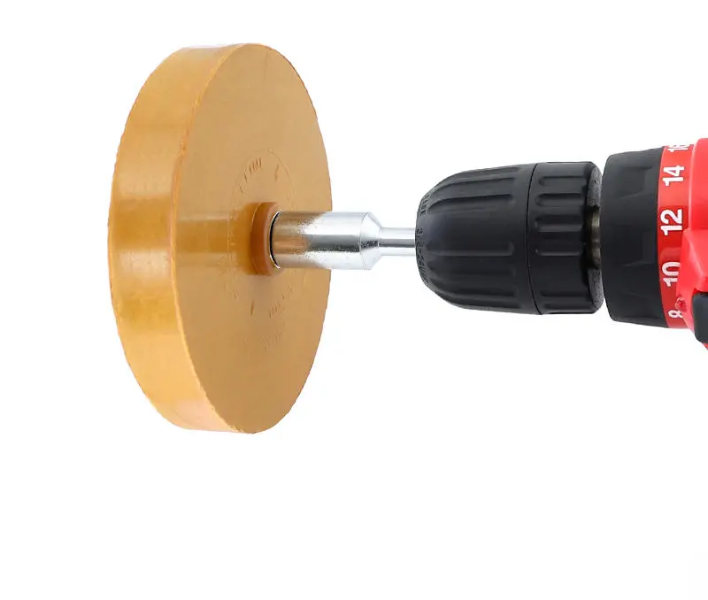 3M 88mm Polishing Wheel | 1/4 Inch Shank Rubber Eraser | Fast Car Decal & Vinyl Remover Tool - Image 5