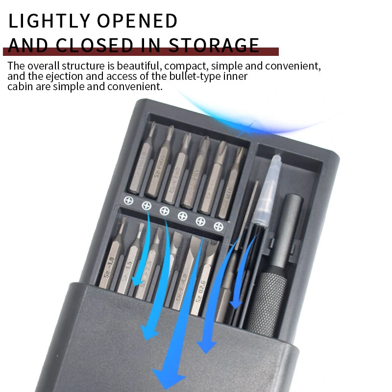 MT-M050 50-in-1 Magnetic Screwdriver Set | Precision Electrician Tool with Double-Sided Bits - Image 3