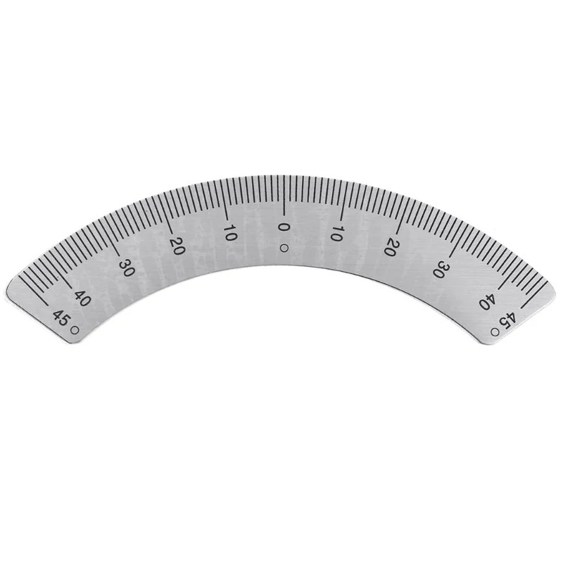 M1197 45-0-45 Angle Plate Scale Arc Ruler | Measuring & Gauging Tool for Milling - Image 2