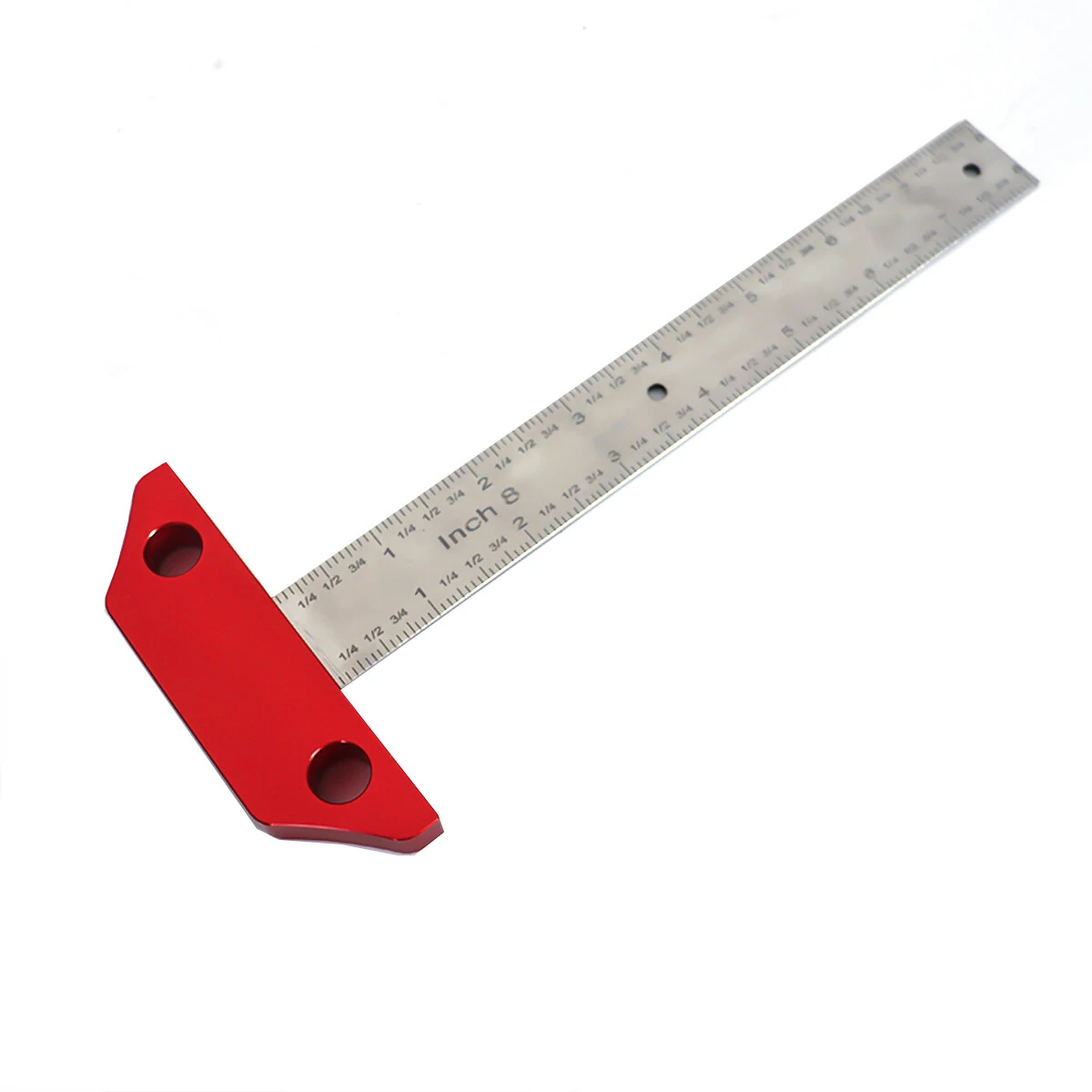 T Square Ruler - 8 Inch/200mm Imperial Metric Scale - Woodworking Marking Tool - Image 3