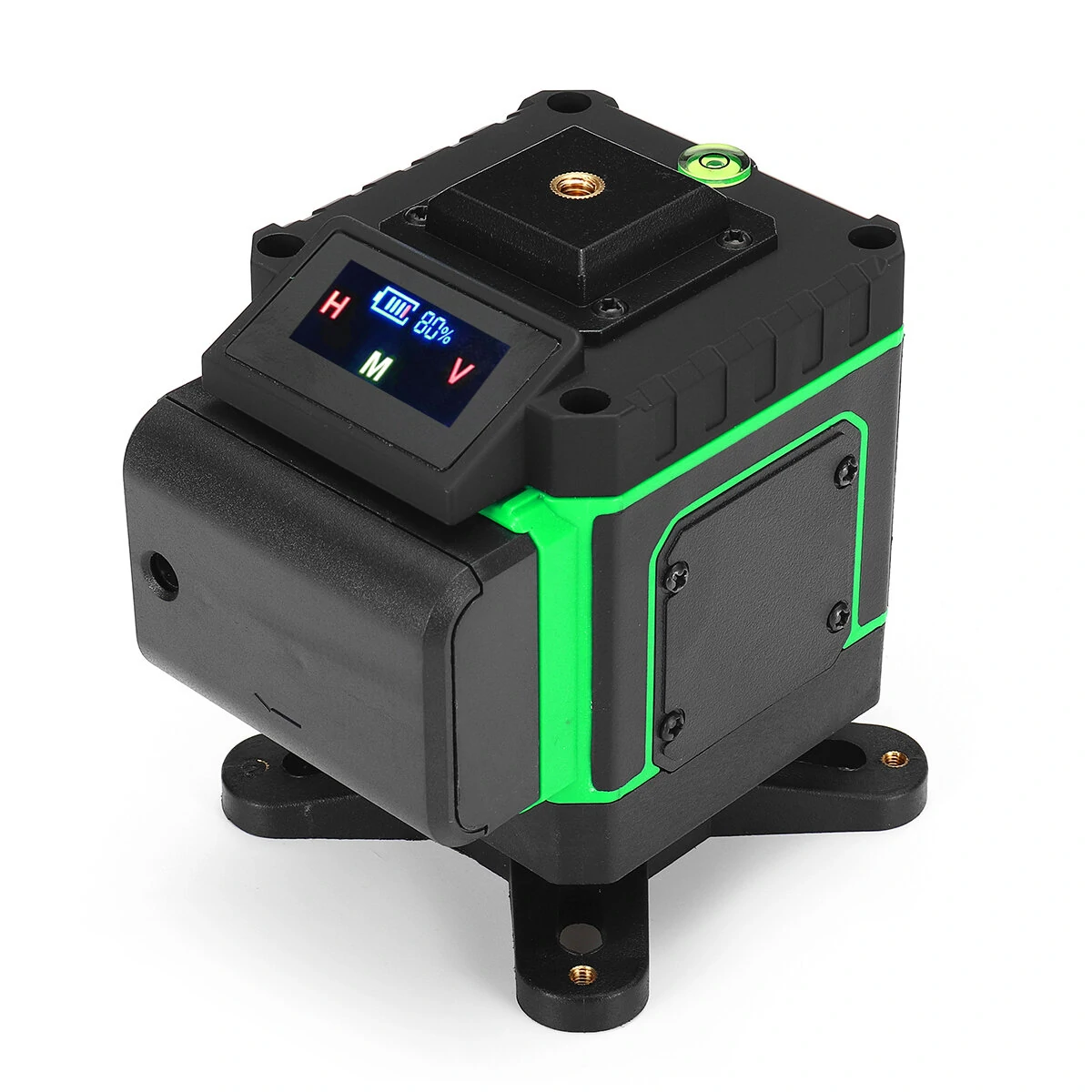 360° 3D Laser Level Self-Leveling - 16/12/8 Lines Green Beam - Horizontal Vertical Cross - Image 2