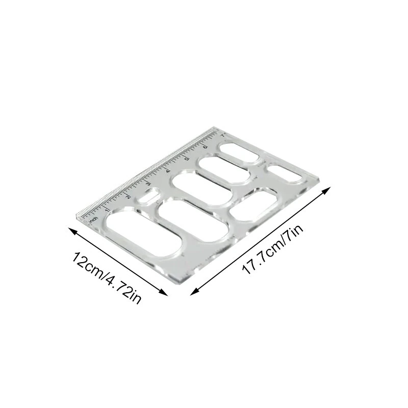 8-in-1 Acrylic Router Template Set | 5mm Thick Oval Nested Templates for Woodworking - Image 2