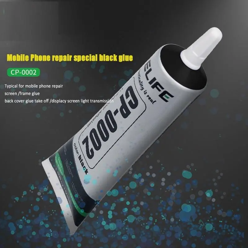 CP-0002 Mobile Phone LCD Screen Repair Glue - Black Back Cover Adhesive & Frame Sealant - Image 5