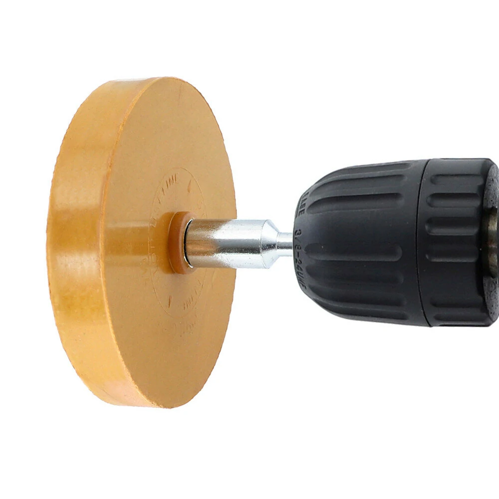 88mm Rubber Eraser Wheel - Vinyl Decal Removal Tool with Drill Adapter - Image 5