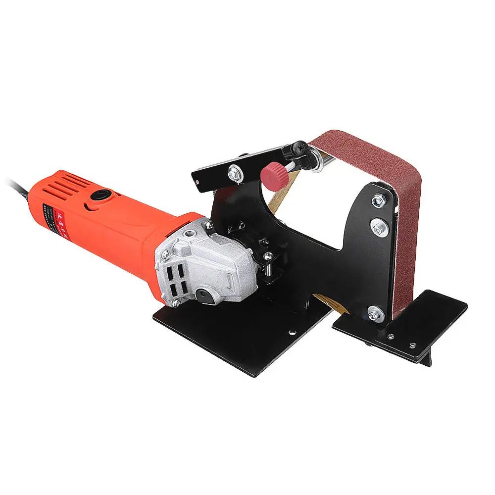 Drillpro Angle Grinder Belt Sander Attachment | Metal & Wood Sanding Adapter | 5/8 Inch Thread - Image 2