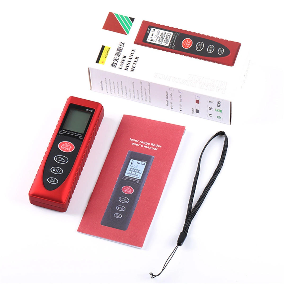 Laser Distance Meter - 80M Waterproof Digital Handheld Measure Tool - Image 5