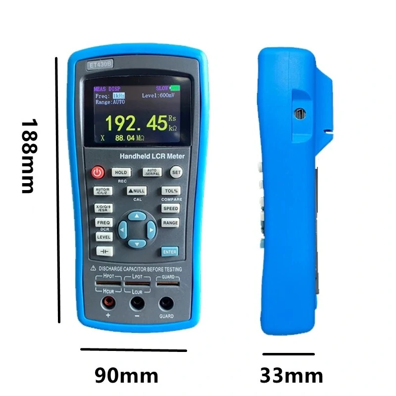East Tester ET430 Handheld LCR Meter - Inductance Capacitance Meter | Digital Display - Image 4