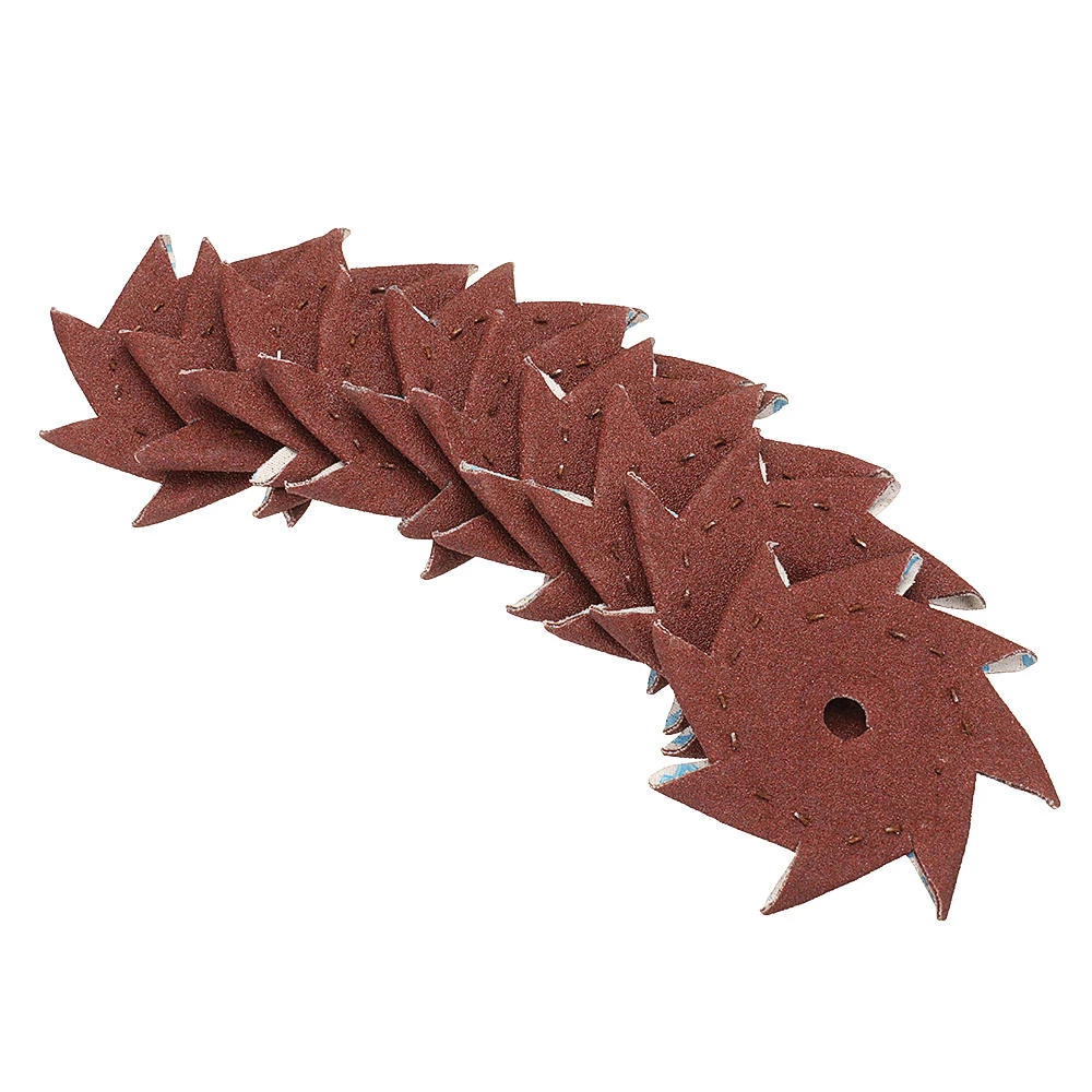 50Pcs 240 Grit Octagonal Sandpaper | Double Layer Abrasive Buffing Tool - Image 2