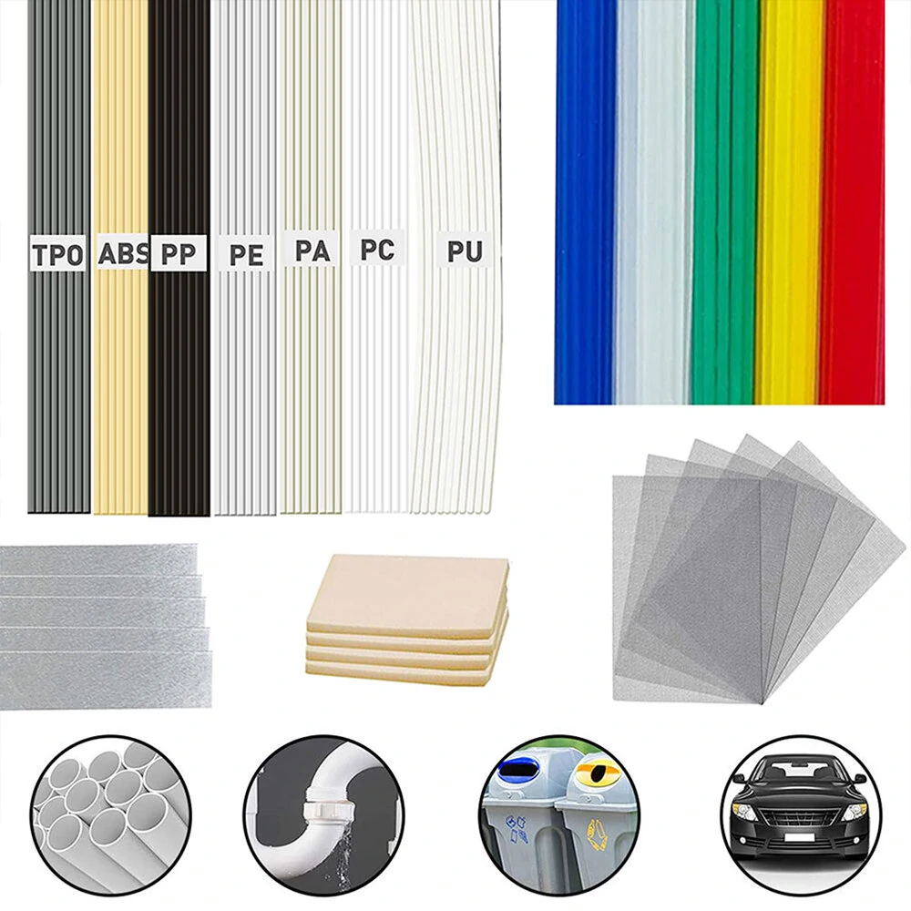 Plastic Welding Kit - 120-Piece with TPO PP ABS Rods & Repair Mesh | Durable Tool Set - Image 3