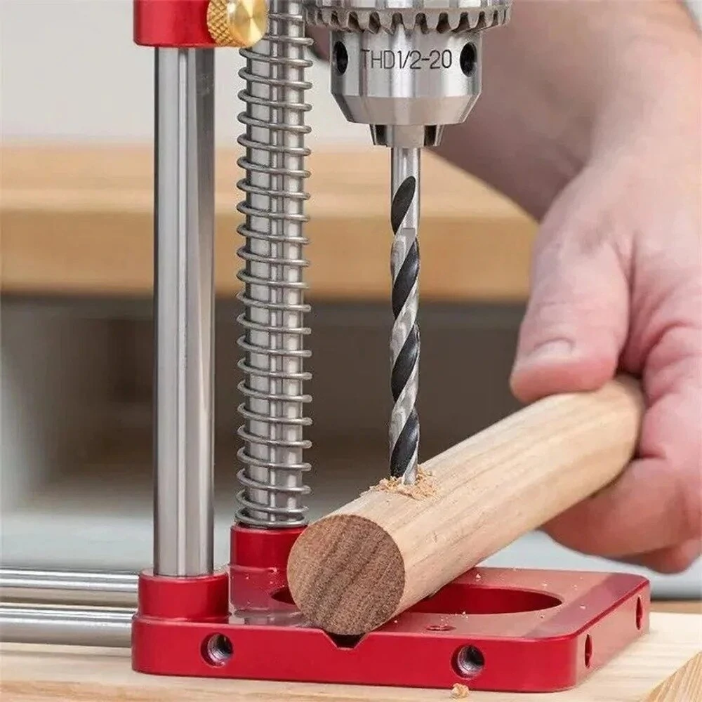 Aluminum Pocket Hole Jig - Adjustable Drill Guide Locator for Woodworking & DIY Furniture - Image 4