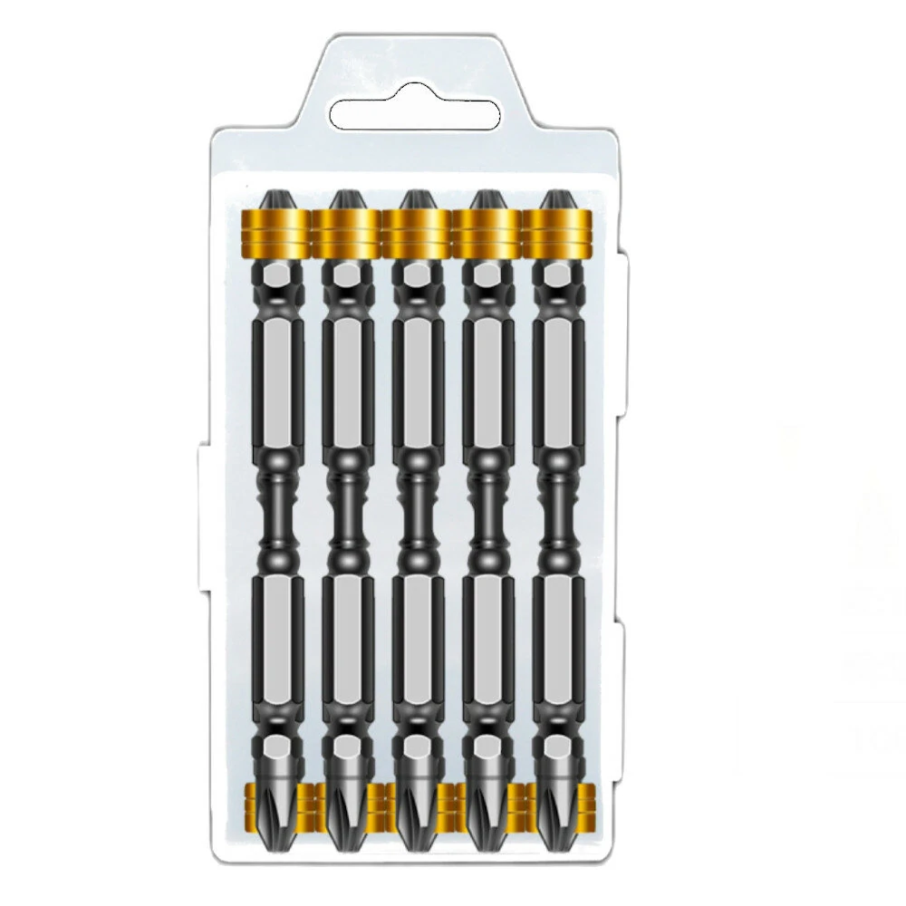 10Pcs S2 Alloy Steel Magnetic Screwdriver Bit Set - High Hardness Electric Screwdriver Bits - Image 2
