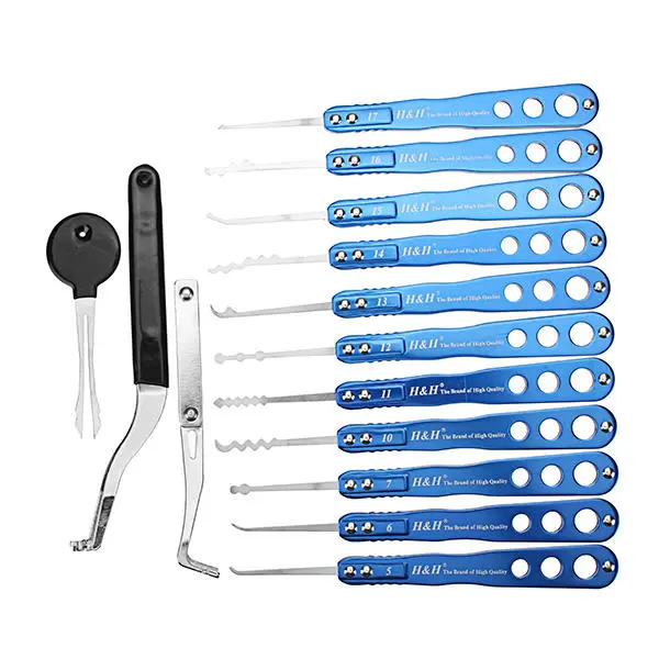 Honest 8Pcs Lock Pick Set - Quick Opening Safety Box Tools with 2 Gears - Image 2
