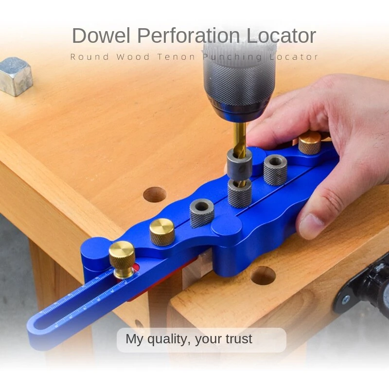 FONSON TOOLS Self Centering Doweling Jig Kit | 6mm 8mm 10mm Drill Sleeves for Woodworking - Image 2