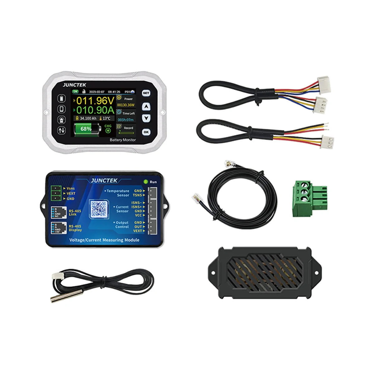 JUNCTEK Bluetooth Battery Monitor KH110F - Voltage Current Tester & Capacity Gauge - Image 3