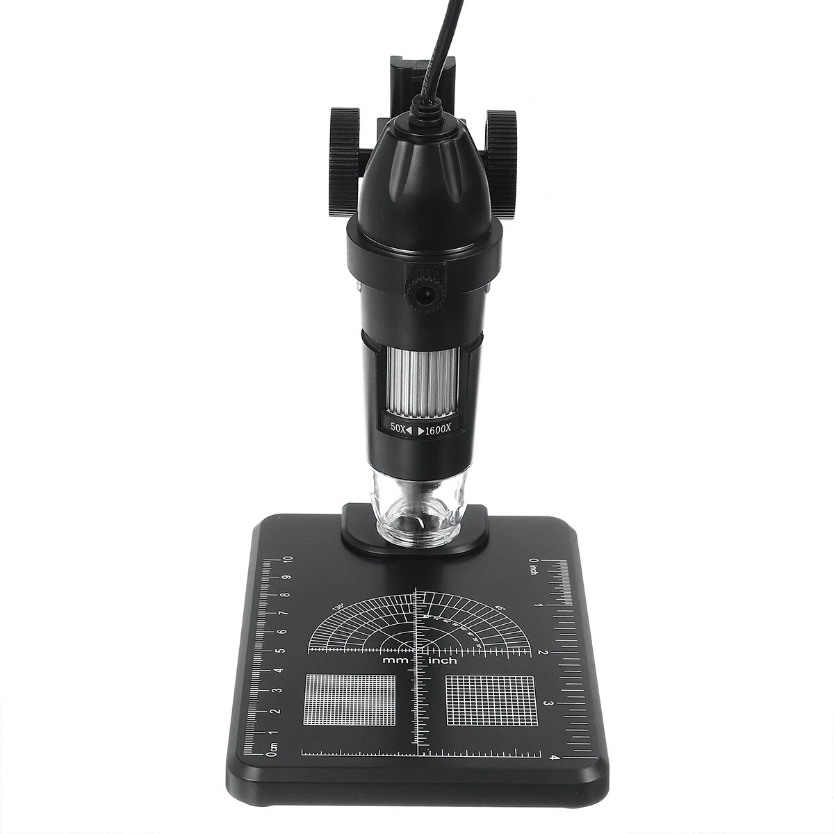 2MP Handheld Digital Microscope with 8 LED Dimming & Stand | Endoscope Camera Video - Image 2