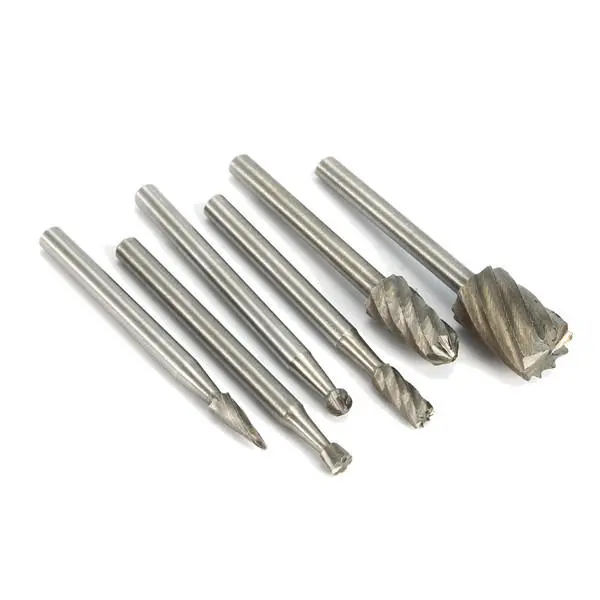 Doersupp 6Pcs 1/8 Inch Shank Rotary File Burr Set | Wood Carving Tools - Image 4