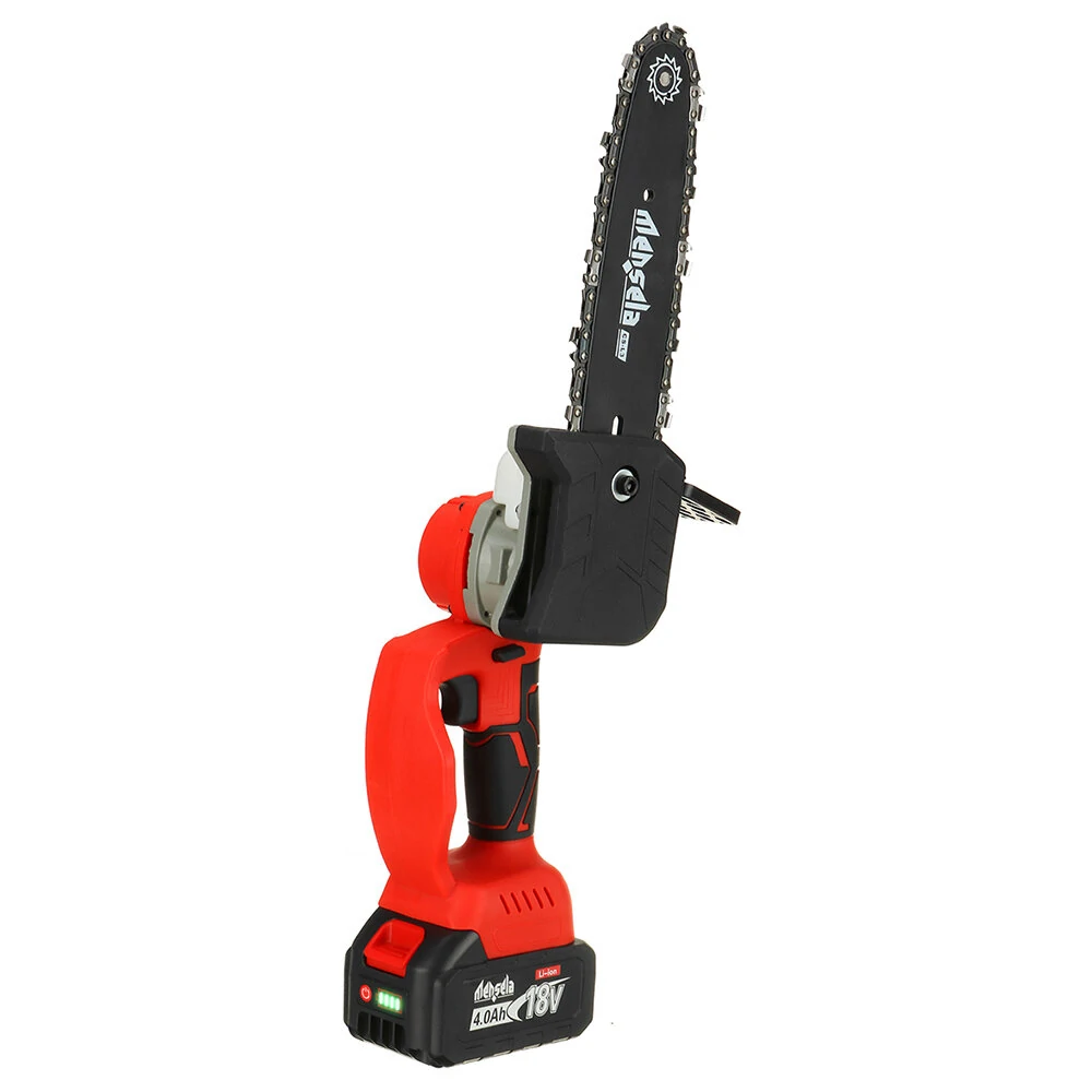 Mensela CS-L3 8-Inch Cordless Brushless Chainsaw | 4Ah Battery for Tree Trimming & Wood Cutting - Image 2