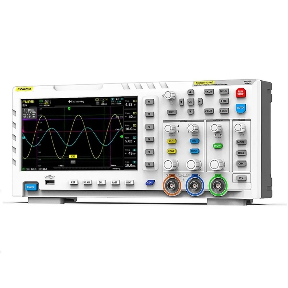 FNIRSI-1014D 2-in-1 Oscilloscope & Signal Generator | 7 TFT LCD | Dual Channel - Image 4