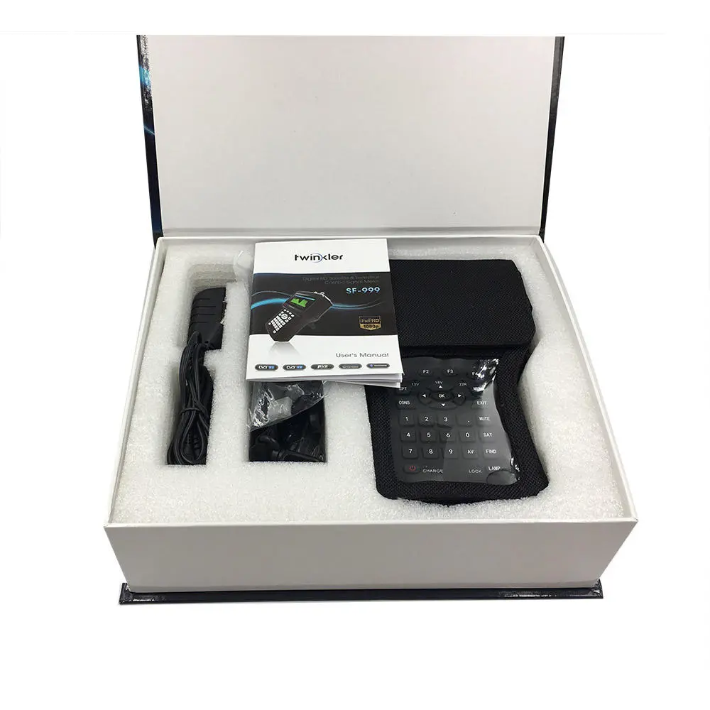 SF-999 Digital Satellite Finder - 4.3 LCD DVB-S2/T2/C Meter with Spectrum Analyzer - Image 5