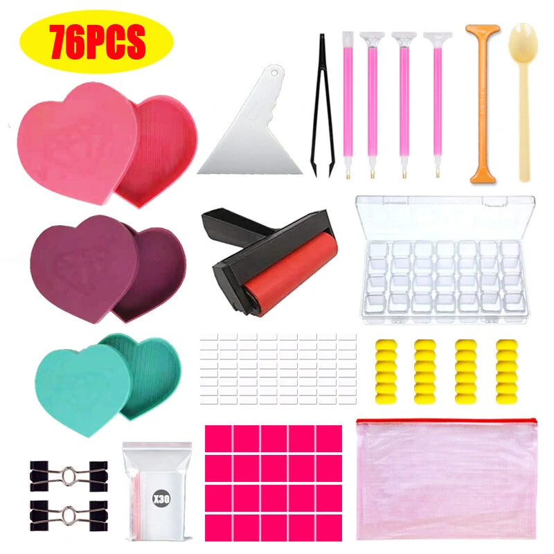 DIY Diamond Painting Tool Kit with LED Light Board & Drill Pen | Complete Set - Image 2