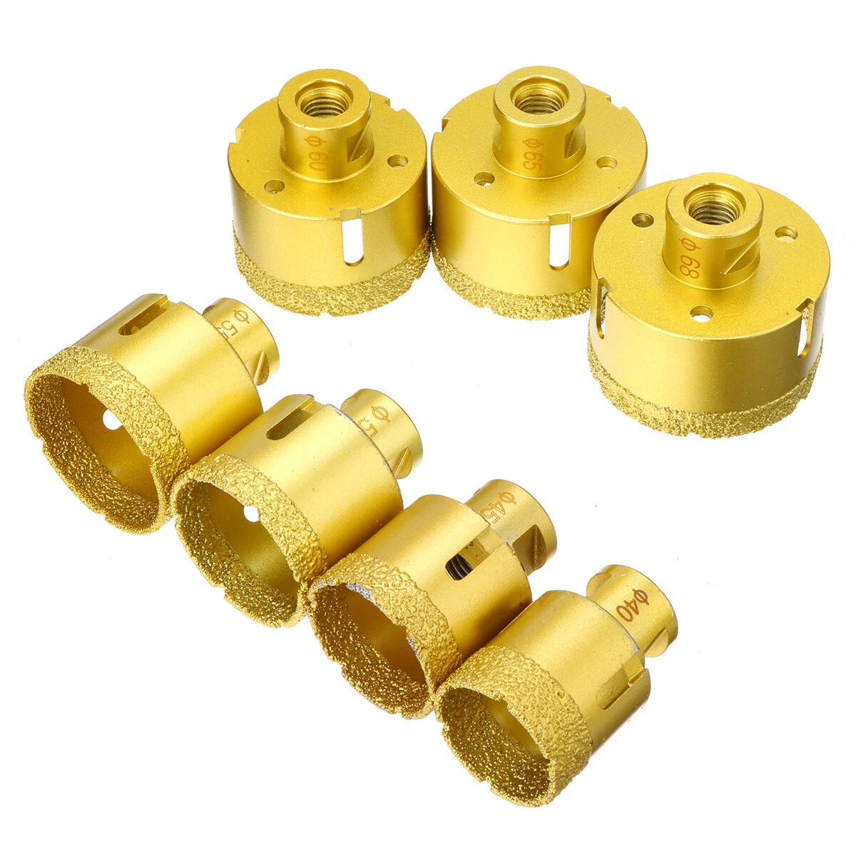 40mm-68mm M14 Diamond Hole Saw Drill Bit | Glass Ceramic Tile Marble Cutting Tool - Image 2
