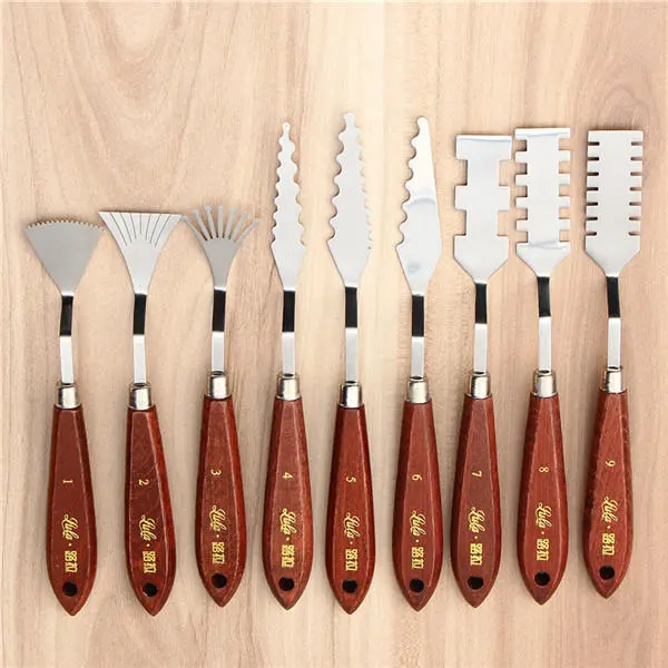 Stainless Steel Palette Scrapers - Artist Painting Tool & Shovel Spatula - Image 4
