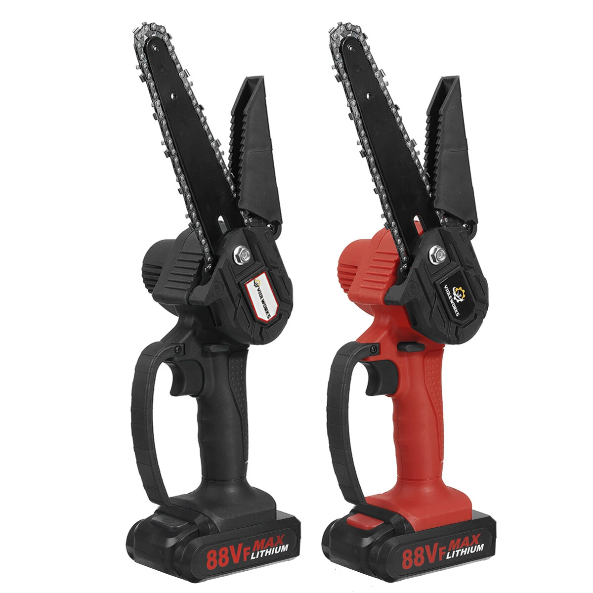 VIOLEWORKS 6 Inch 88VF Cordless Electric Chain Saw | One-Hand Wood Cutter - Image 2