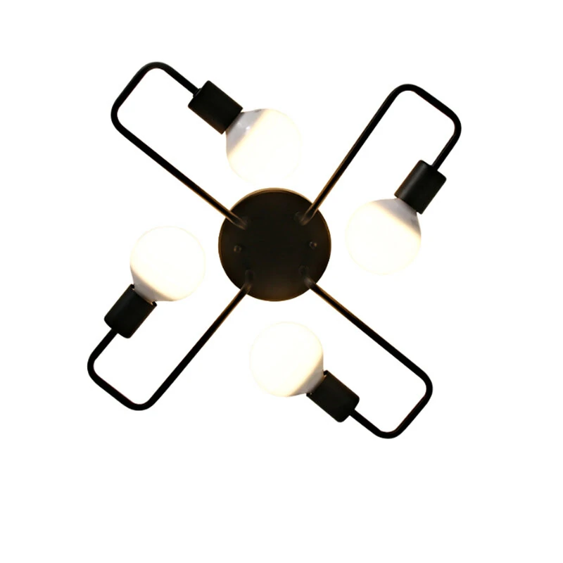 Steampunk LED Pendant Chandelier - 4/6/8 Head Iron Ceiling Light For Bedroom - Image 2