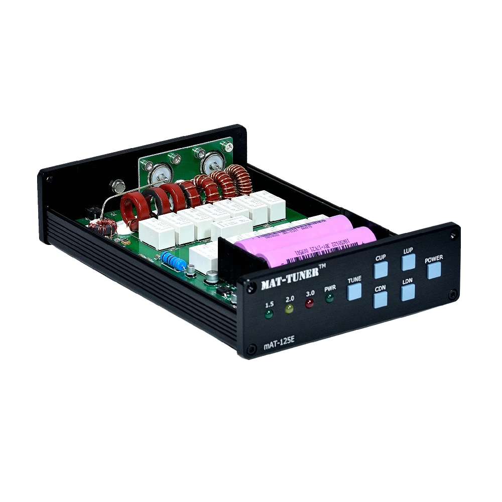 Magnetic Hold Mat-125E Automatic Antenna Tuner | 120W 1.8-54MHz HF Shortwave | Built-in 18650 Battery - Image 2