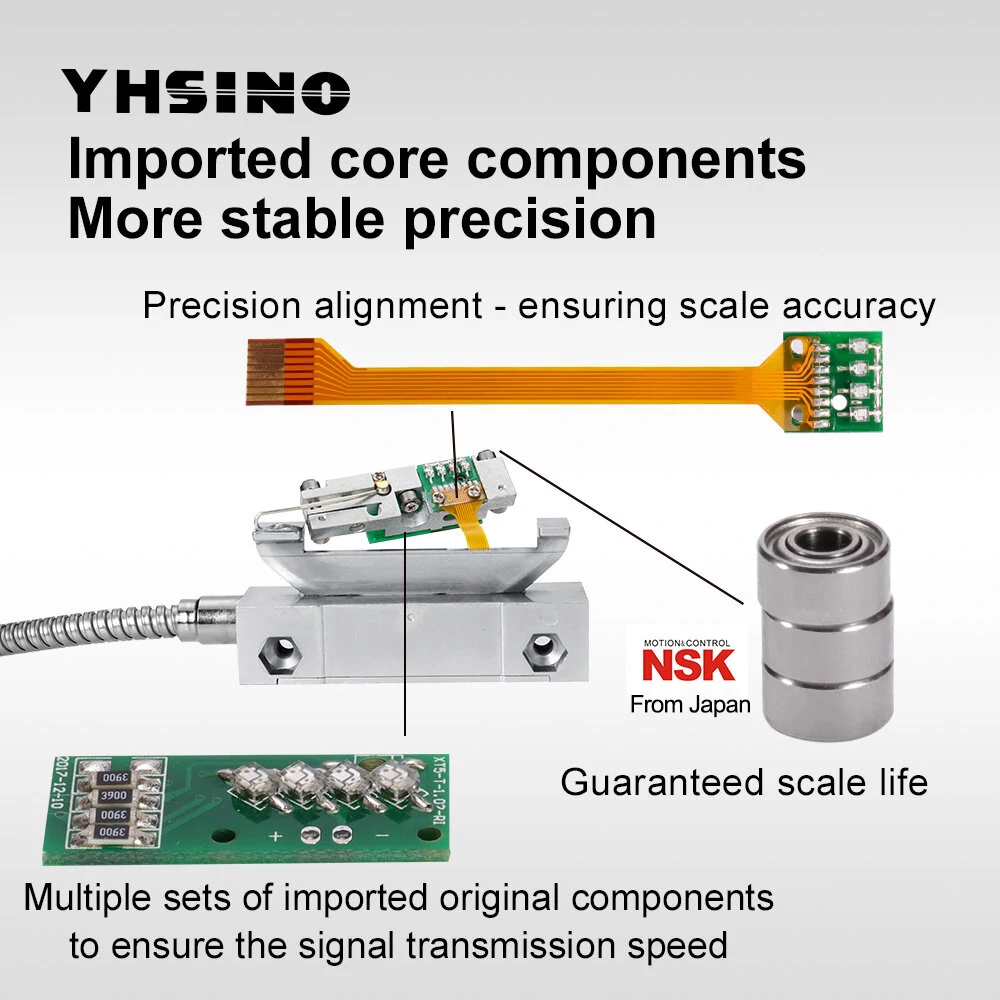YHSINO YH800-3 3-Axis DRO & Linear Scale Set | High Precision Digital Display - Image 5