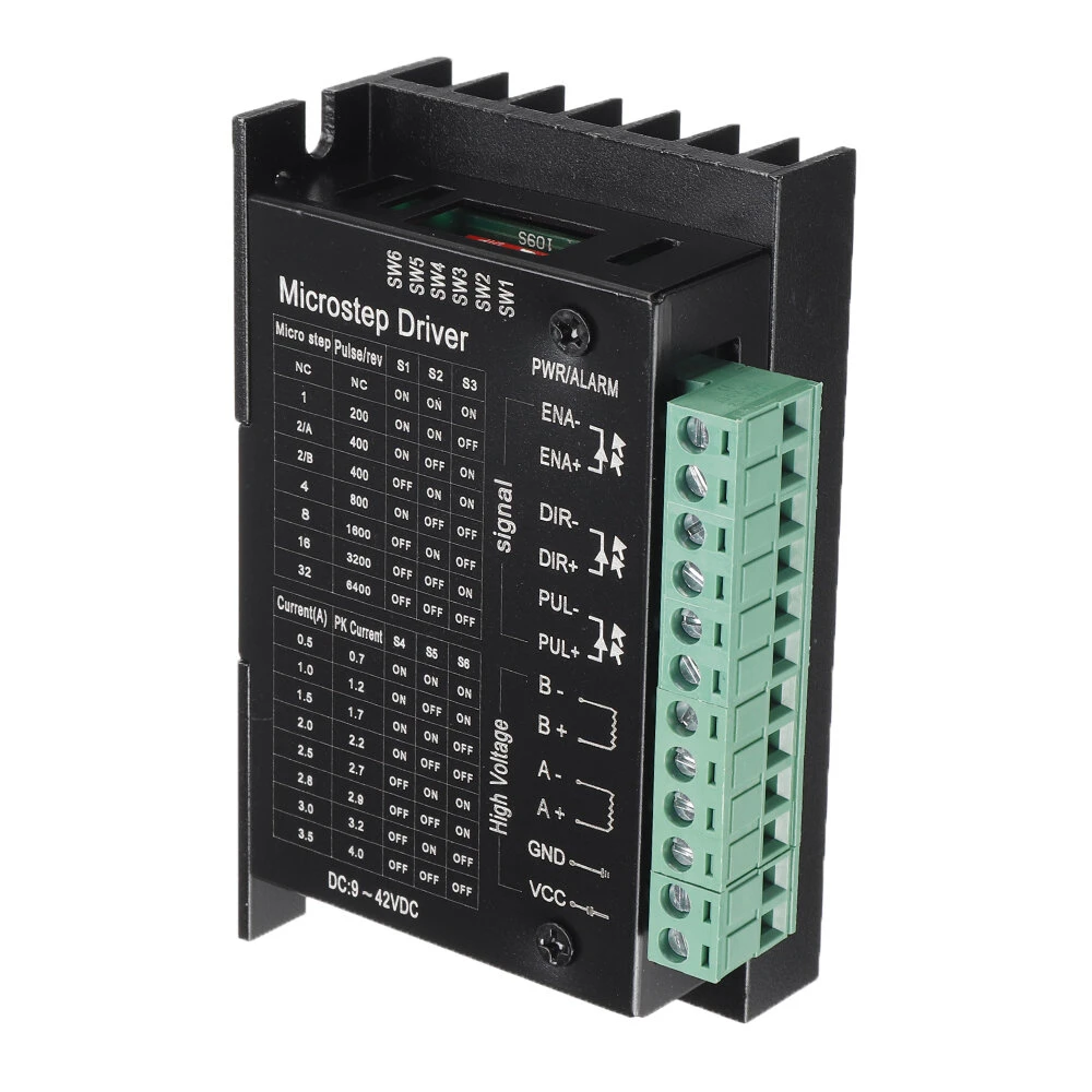 HANPOSE HPS-3235 TB6600 Stepper Motor Driver | 0.5-4.0A DC 9-42V for Nema 17 23 24 57 CNC - Image 5