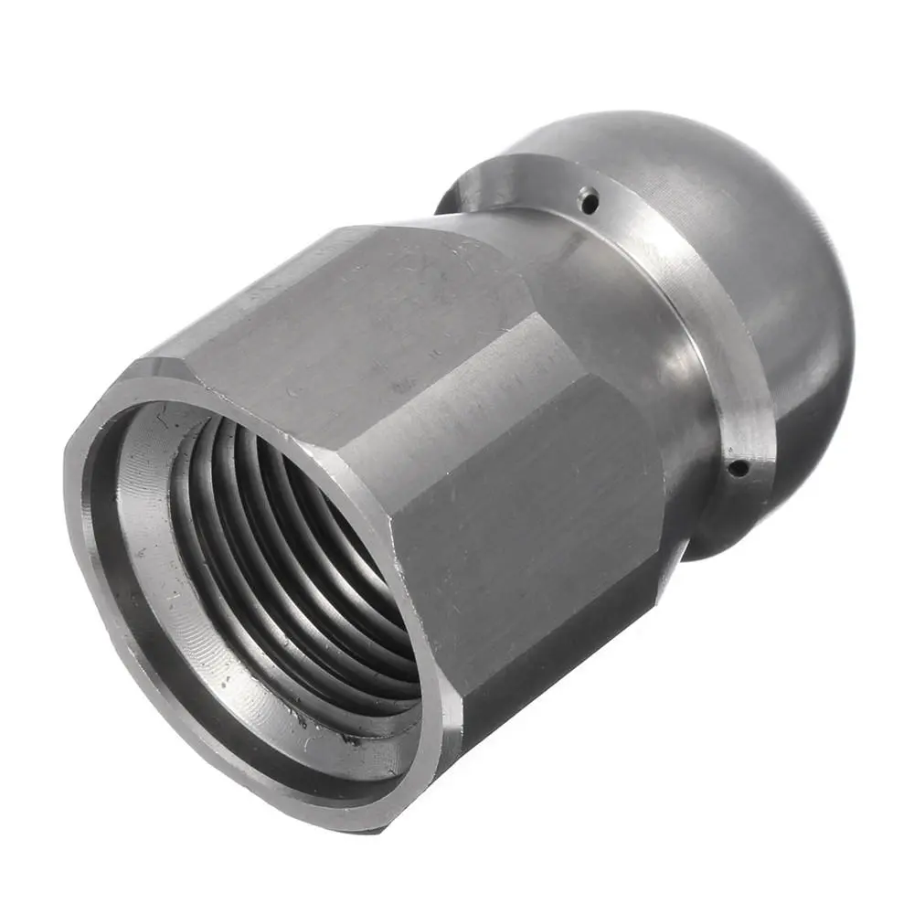 3/8 Inch to 1/2 Inch Pressure Washer Drain Hose Nozzle | Sewer Jetter Cleaning Kit - Image 3