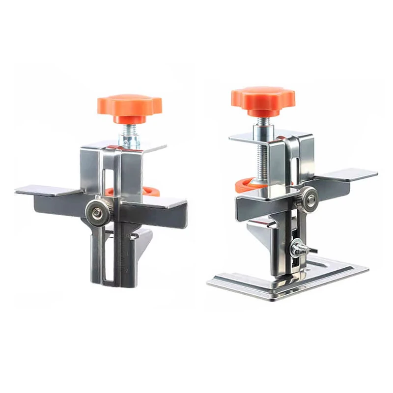 Stainless Steel Cabinet Door Jig - Adjustable Clamp & Precise Scale | Hidden Hinge Installation Tool - Image 2