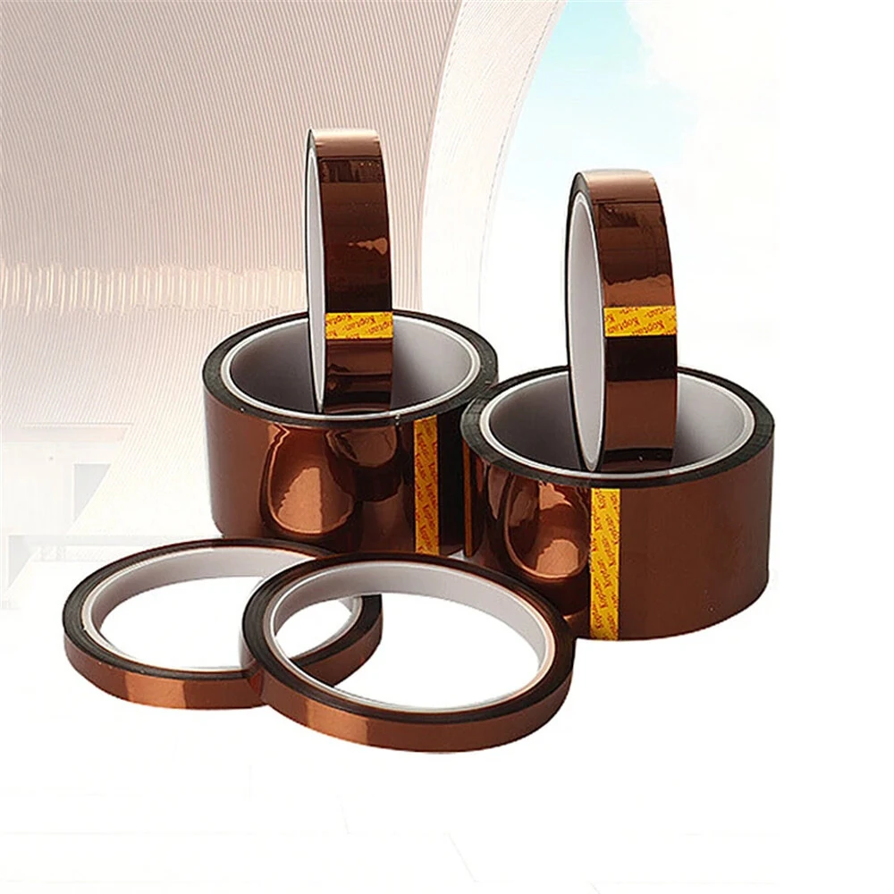 Polyimide Tape - Heat Resistant to 200°C | 33m x 5-50mm | Electrical Insulation - Image 5