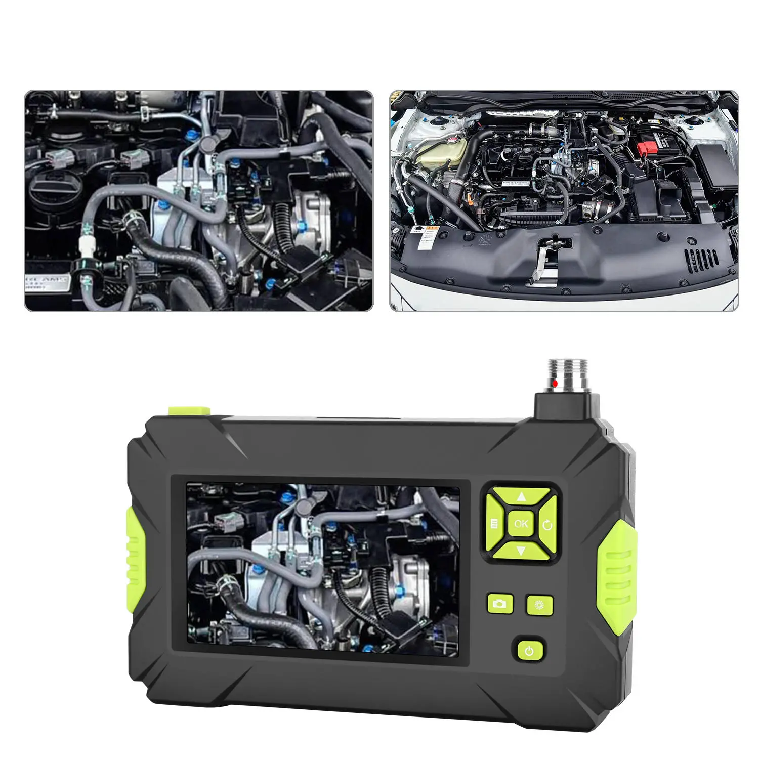 P30 Borescope | 4.3 1080P HD Display | IP67 Waterproof | 2M/5M/10M Green - Image 2