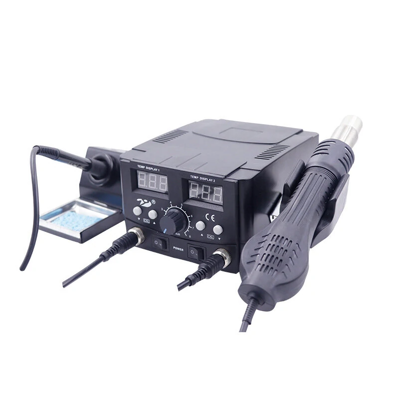 Ycd-852D Hot Air Welding Station | Dual Digital Display | Two-in-One Solder Gun - Image 2