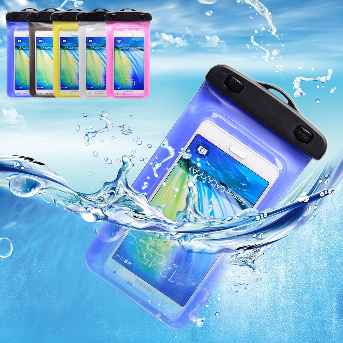 6 Inch IPX8 Waterproof Phone Case - Floatable Dry Bag Pouch for Any Phone - Image 2
