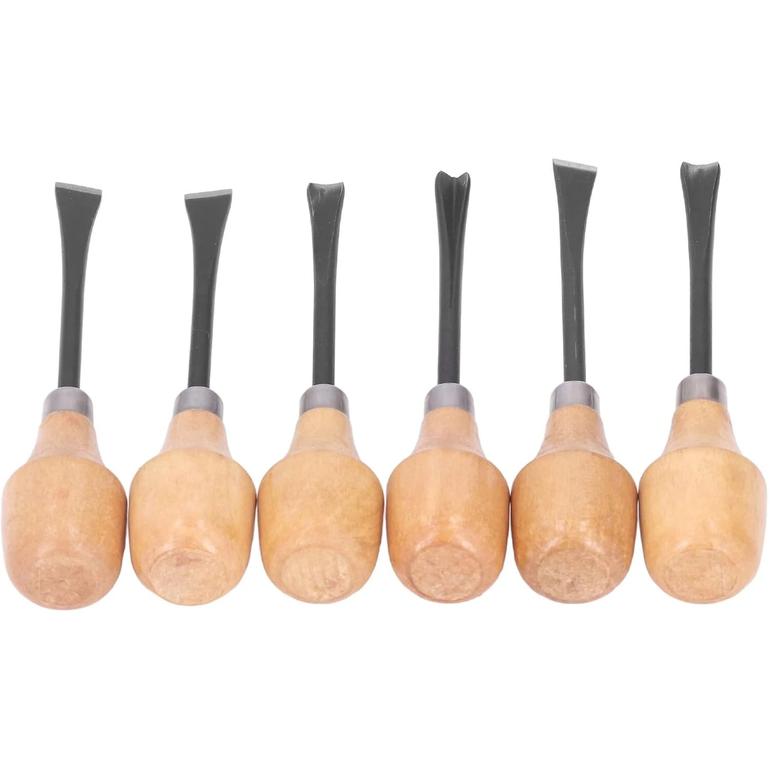 6pcs Wood Carving Chisel Set | Ergonomic Beech Handle & Heat Treated Steel - Image 4
